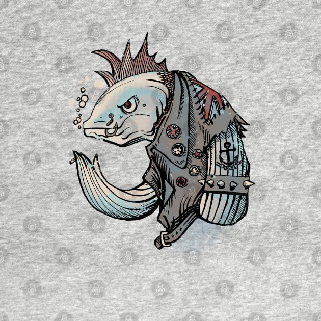 Punk fish by jonah block